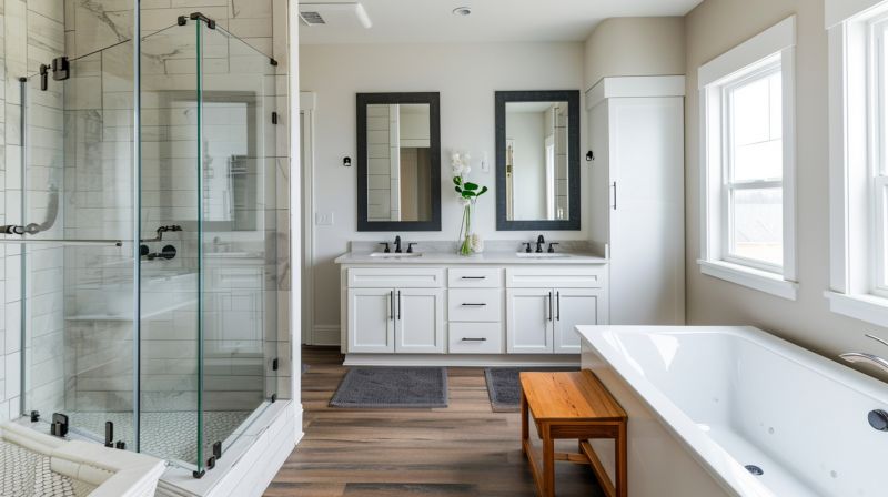 Double Shower Areas